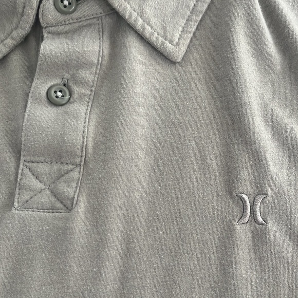 Hurley H2O-Dri Short Sleeve Polo in Grey - Picture 3 of 5